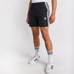 Mujer Shorts - adidas 3 Stripes - Black-White