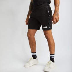 Men Shorts - Puma Essentials+ Tape - Black-Black