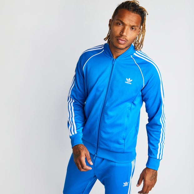 Adidas Superstar Men Track Tops - Blue - Size S