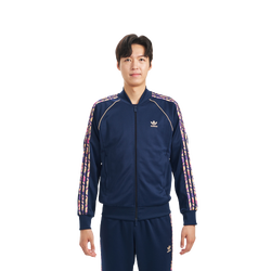 Homme Vestes Zippees - adidas Adicolor Classics Superstar Track Top - Night Indigo-Night Indigo