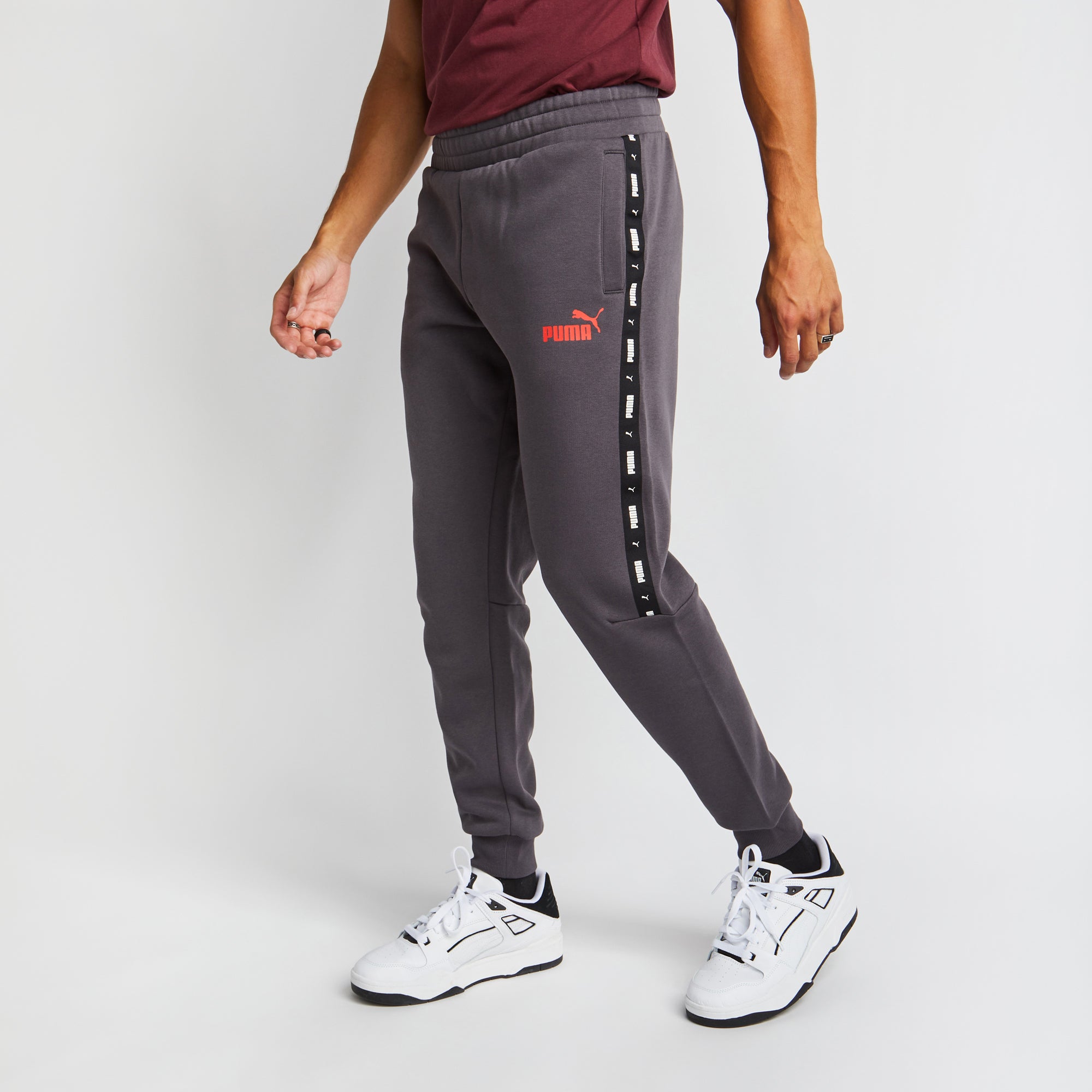 Puma tape clearance track pants