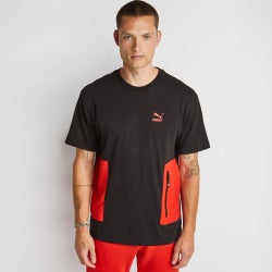 Men T-Shirts - Puma Pumatech - Black-Black