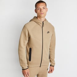 Herren Hoodies - Nike Tech Fleece - Khaki-Black