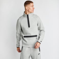Uomo Track Tops - Nike Tech Fleece - Dk Grey Heather-Black