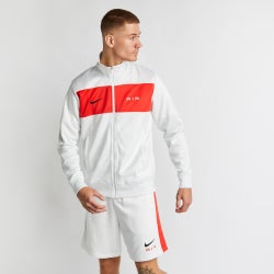 Herren Track Tops - Nike Swoosh Air - Summit White-Lt Crimson