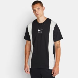 Herren T-Shirts - Nike Swoosh Air - Black-Summit White-Black