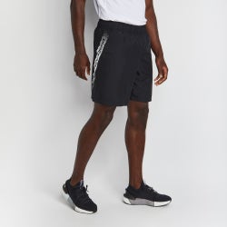 Herren Shorts - Under Armour Essentials - Black-Black-White