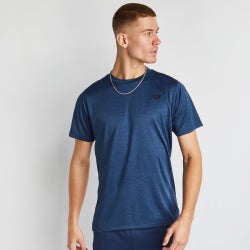 Uomo T-Shirts - New Balance Tenacity - Nb Navy Heather 452-Nb Navy Heather 452
