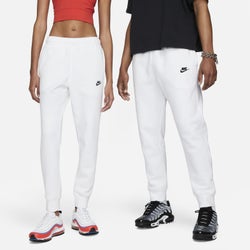 Herren Hosen - Nike Club - White-White-Black