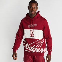 Uomo Hoodies - New Era MLB Los Angeles Dodgers - Cardinal-Cardinal