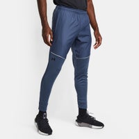 Under Armour ESSENTIAL JOGGERS - Tracksuit bottoms - sonar blue/white/dark  blue 