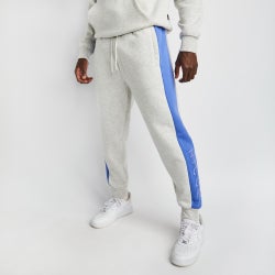 Men Pants - NICCE Mercury - Oatmeal Marl-Iris Blue