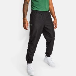 Men Pants - Lacoste Diamond Weave - Black-Black