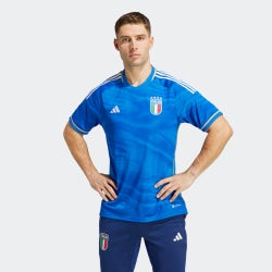 Hombre Jerseys/Replicas - adidas Italy 23 Home - Blue-Blue