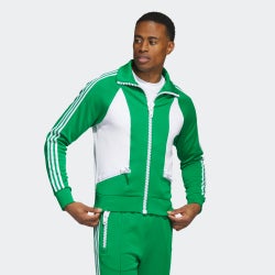 Uomo Track Tops - adidas Jeremy Scott Big Zip - Green-Green