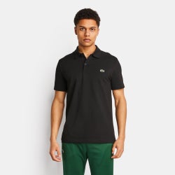 Men Polos - Lacoste Small Croc - Black-Black