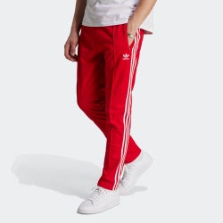 Men Pants - adidas Adicolor Classics Beckenbauer - Better Scarlet-White