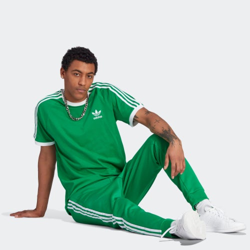 Adidas shoes 3 stripes green best sale