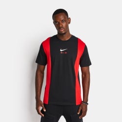 Homme T-Shirts - Nike Swoosh Air - Black-University Red