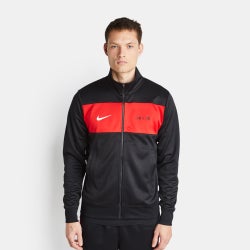 Homme Vestes Zippees - Nike Swoosh Air - Black-University Red