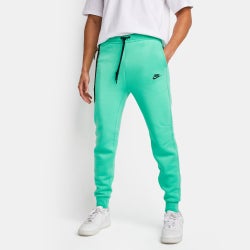 Homme Pantalons - Nike Tech Fleece - Spring Green-Black