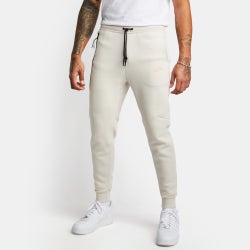 Homme Pantalons - Nike Tech Fleece - Lt Orewood Brn-Metallic Gold