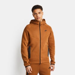 Men Hoodies - Nike Tech Fleece - Lt British Tan-Black