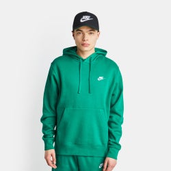 Hombre Hoodies - Nike Club - Malachite-Malachite-White