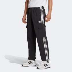 Men Pants - adidas Essential Trefoil Cargo Pant - Black-White