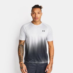 Heren T-Shirts - Under Armour Tech - Halo Gray-Black-Black