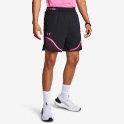 Heren Korte Broeken - Under Armour Vanish - Black-Astro Pink-Astro Pink