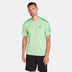 Heren T-Shirts - Under Armour Essentials - Matrix Green-Matrix Green-Castlerock