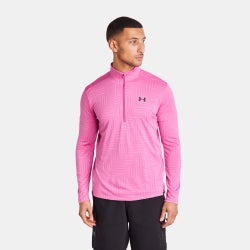 Homme Vestes Zippees - Under Armour Tech - Astro Pink-Astro Pink-Black