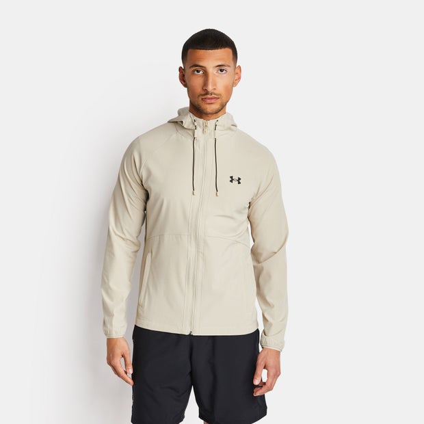 Image of Under Armour Stretch Woven male Top da pista - Marrone - Foot Locker035