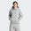 adidas Essential Trefoil Hoodie - Men Hoodies Medium Grey Heather-White