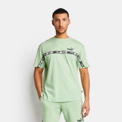 Hombre T-Shirts - Puma Essentials+ Tape - Pure Green-Pure Green