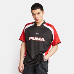 Homme T-Shirts - Puma Retro Football - Black-Black