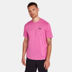 Homme T-Shirts - Under Armour Tech - Astro Pink-Astro Pink-Black