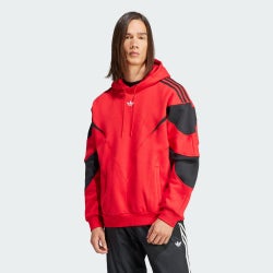 Men Hoodies - adidas Rekive - Better Scarlet-Black