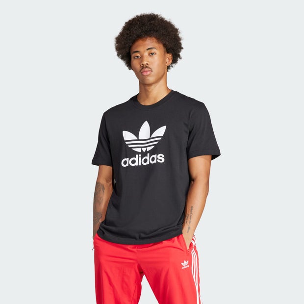 Image of Adidas Trefoil male Magliette - Nero - Jersey di cotone - Foot Locker035