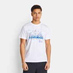 Herren T-Shirts - Napapijri Frame - Bright White 002-Bright White 002