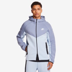 Herren Hoodies - Nike Tech Fleece - Lt Armory Blue-Ashen Slate-Wh