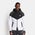 Nike Tech Fleece - Heren Hoodies White-Dk Smoke Grey-Black