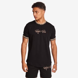 Herren T-Shirts - Project X Paris Signature Core - Black-Black