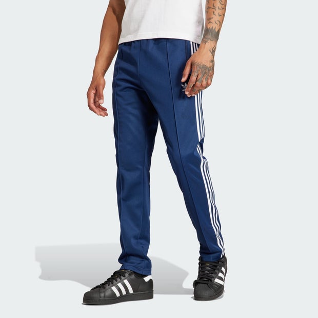 Image of Adidas Adicolor Classics Beckenbauer Tracksuit male Pantaloni - Blu - Jersey di cotone - Foot Locker035