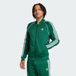 Men Track Tops - adidas Adicolor Classics Superstar - Collegiate Green-Collegiate Green