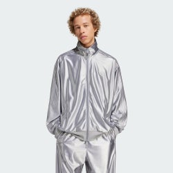 Homme Vestes Zippees - adidas Oversized Firebird - Light Onix-Light Onix