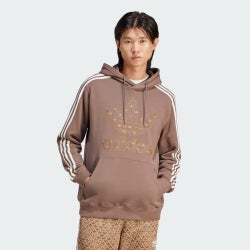 Hombre Hoodies - adidas Classic Mono Graphic - Earth Strata-Earth Strata