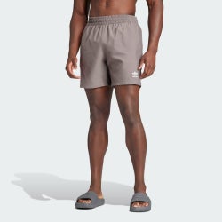 Homme Shorts - adidas Adicolor Essentials Solid Swim - Charcoal-White