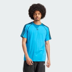 Homme T-Shirts - adidas Sst - Bright Blue-Black